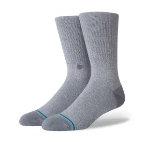 Adult Crew Socks - Icon - Grey Heather