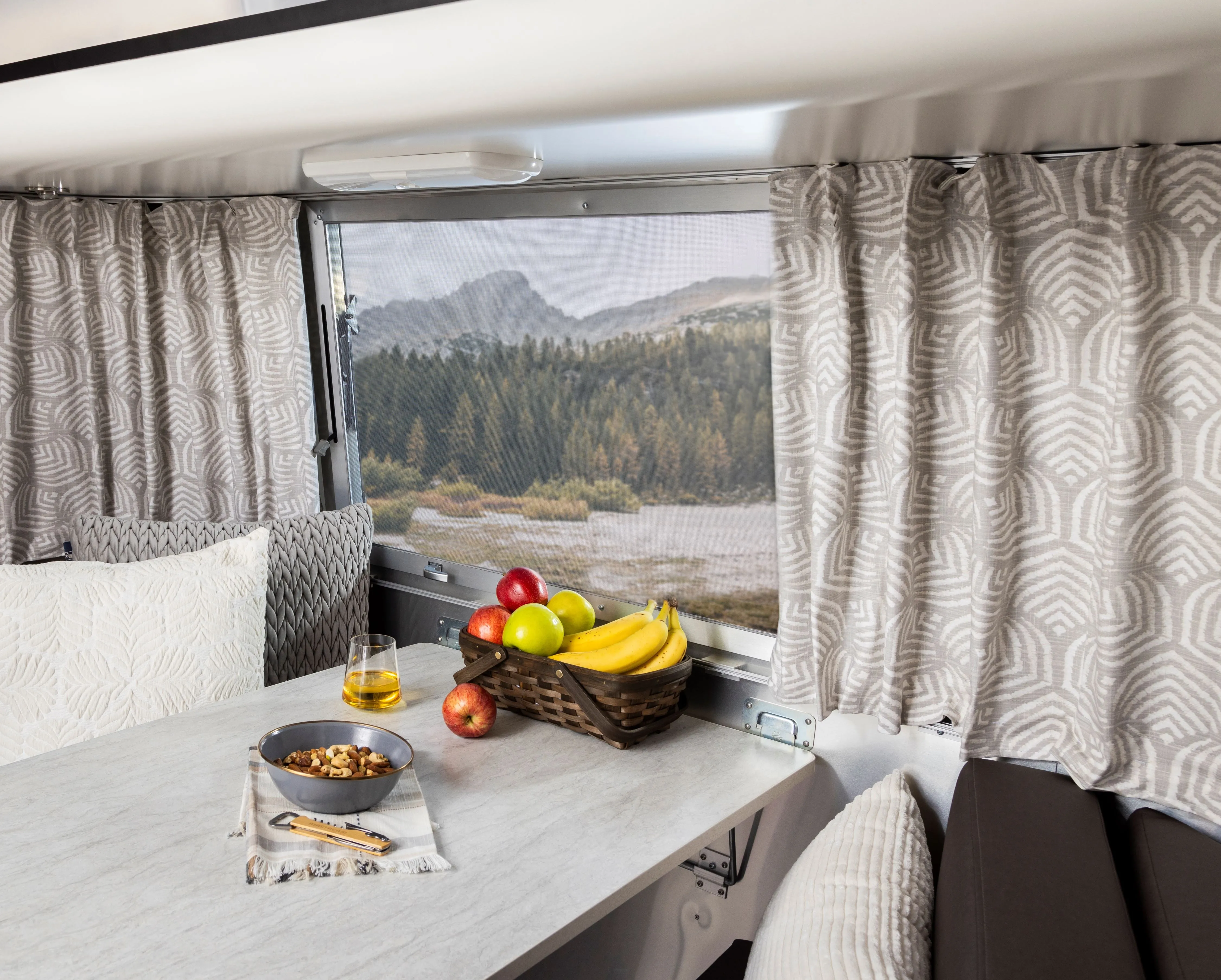 Airstream Printed Custom Curtains for Eddie Bauer Travel Trailers