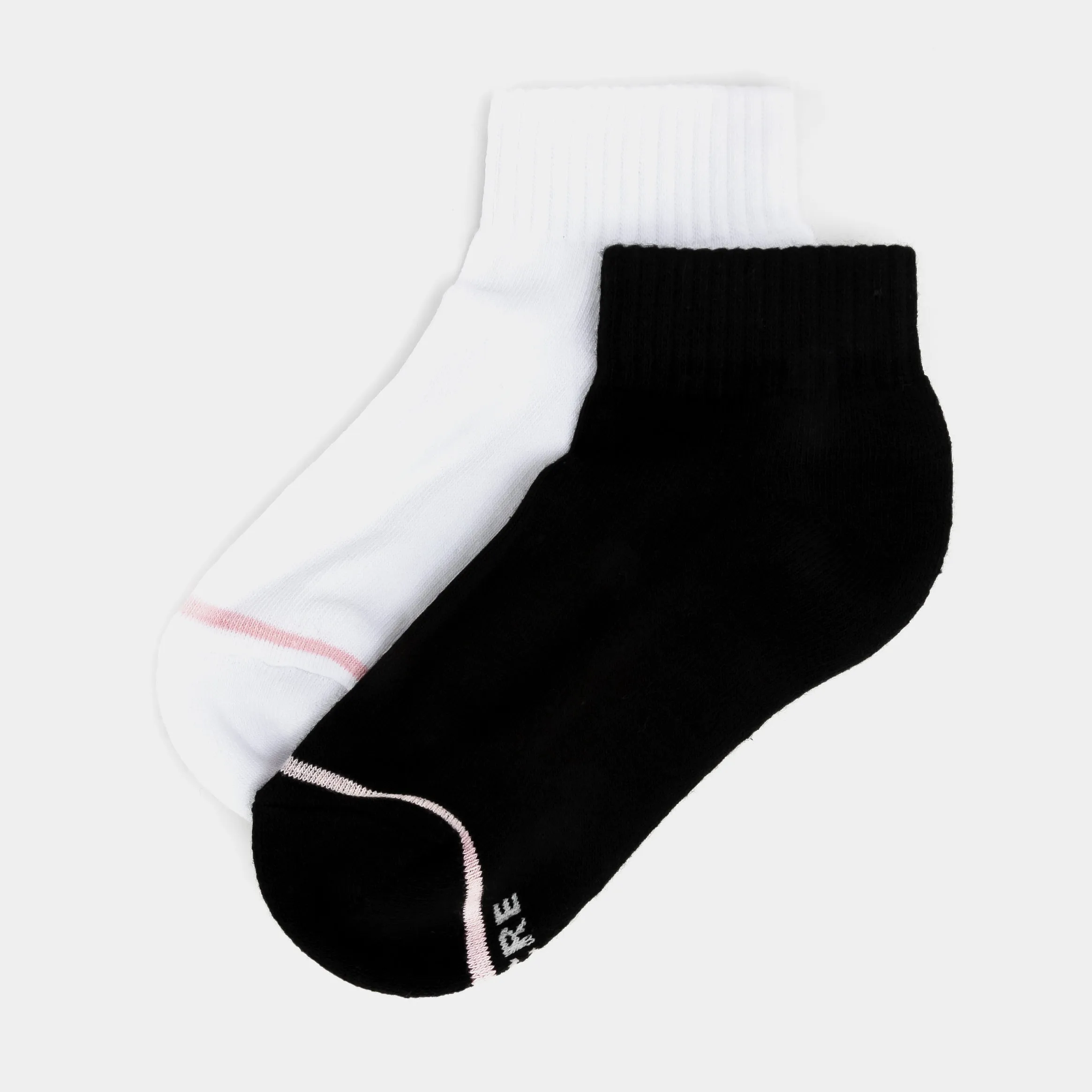 Ankle Socks Set Womens Socks (Black/White)