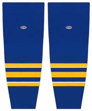 Athletic Knit (AK) HS2100-200 2021 Buffalo Sabres Royal Blue Mesh Ice Hockey Socks