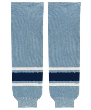 Athletic Knit (AK) HS630-354 New University of Maine Black Bears Third Powder Blue Knit Ice Hockey Socks