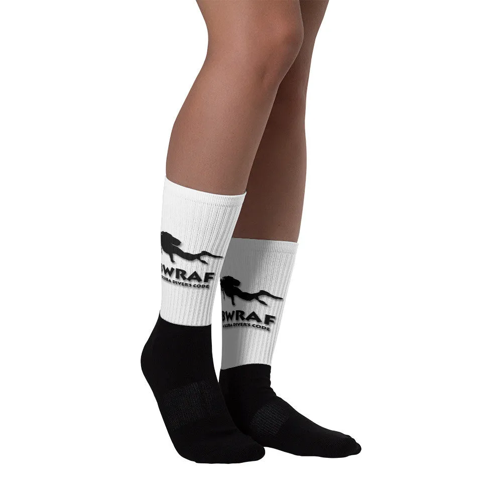 BWRAF Black foot socks