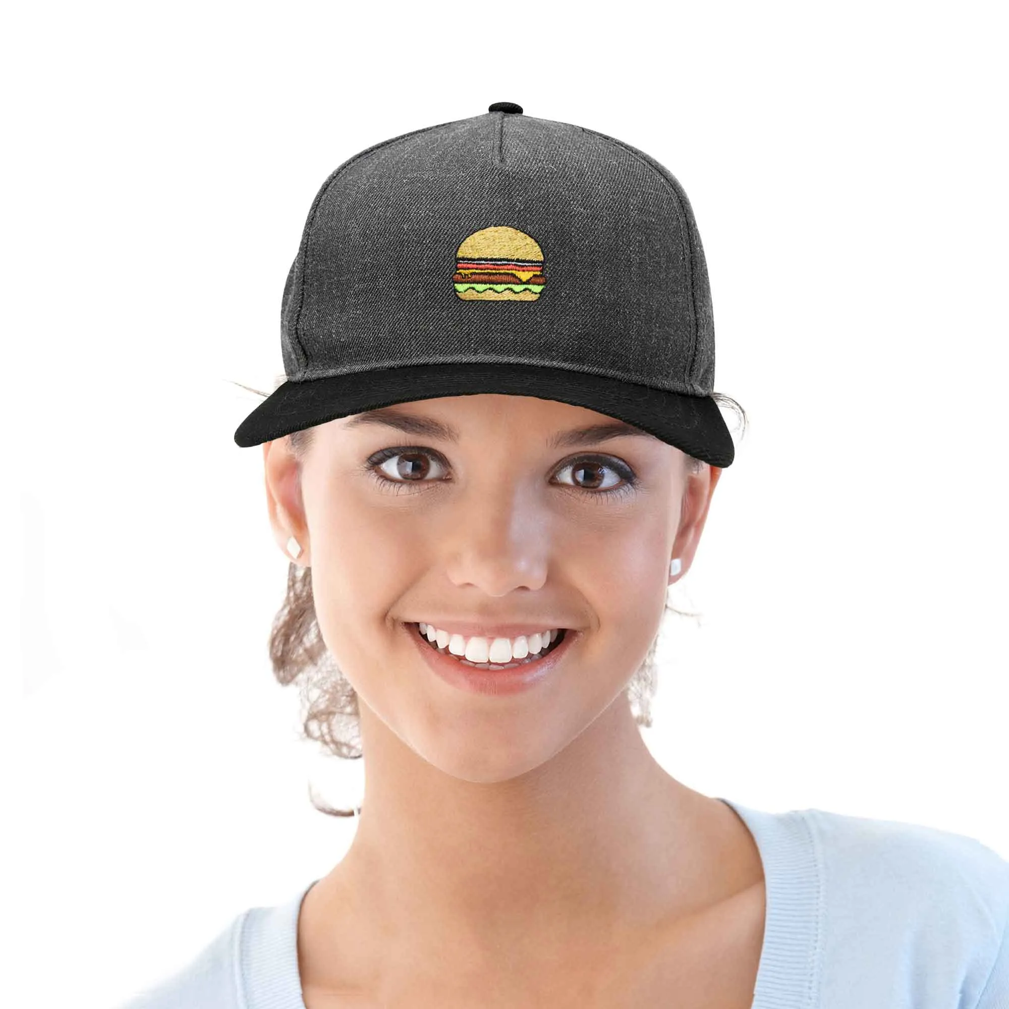 Dalix Cheeseburger Snapback Hat