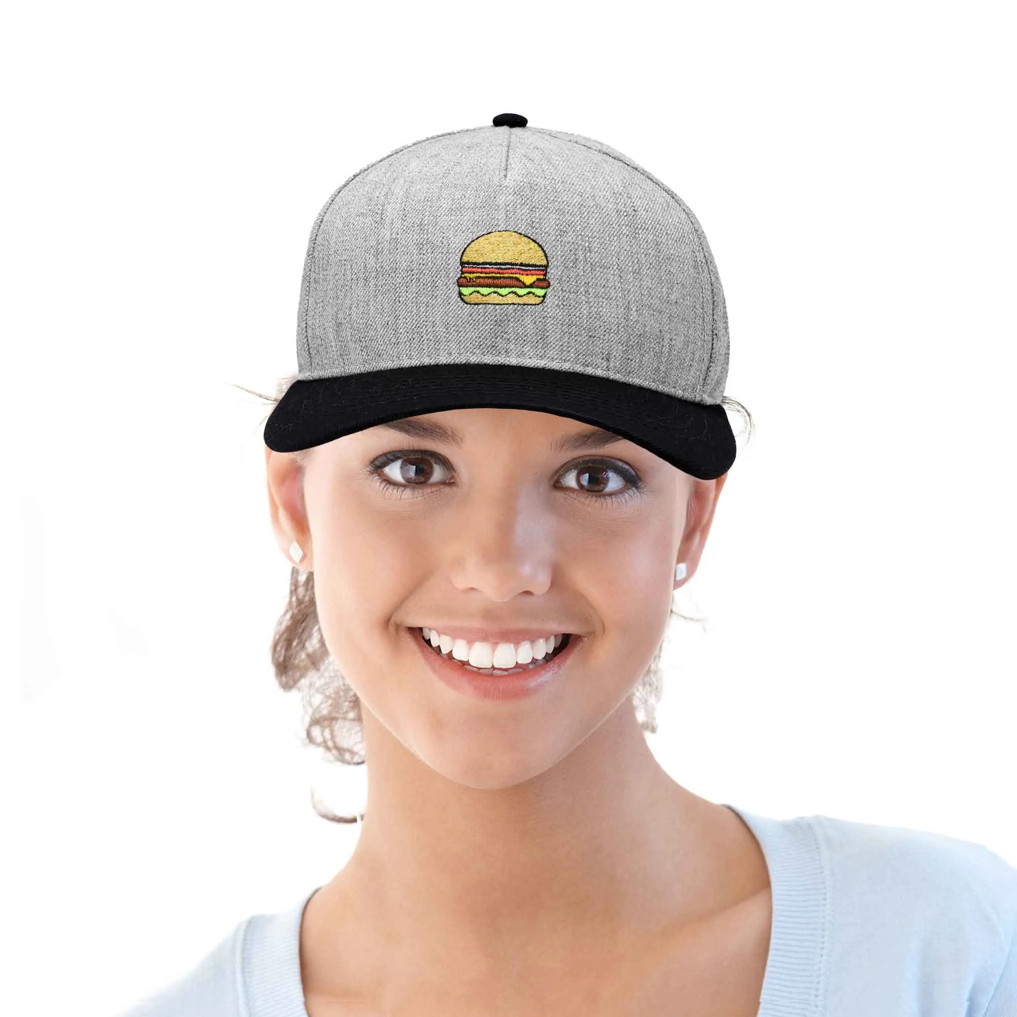 Dalix Cheeseburger Snapback Hat