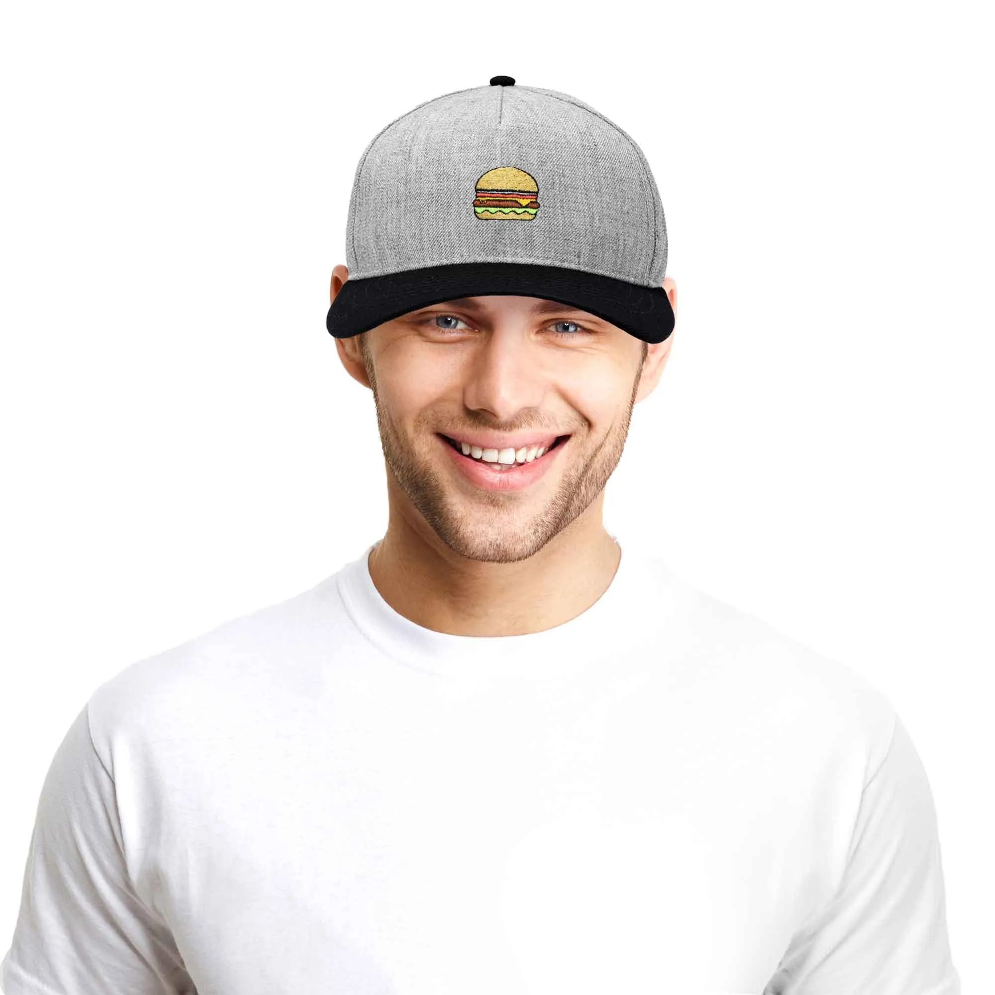 Dalix Cheeseburger Snapback Hat