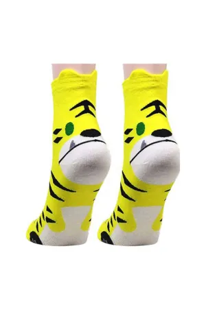 DB76158 Cute Animal Cartoon Cotton Casual Socks  (12prs Pack)