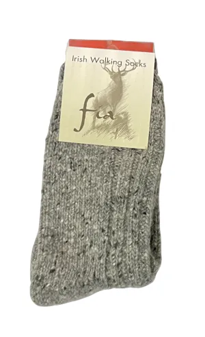 Fia Flecks Irish Walking Socks - Wool Blend