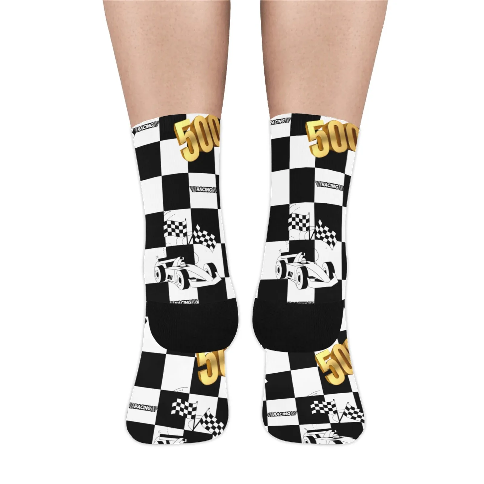 Indy 500 Crew Socks - Ships from The USA