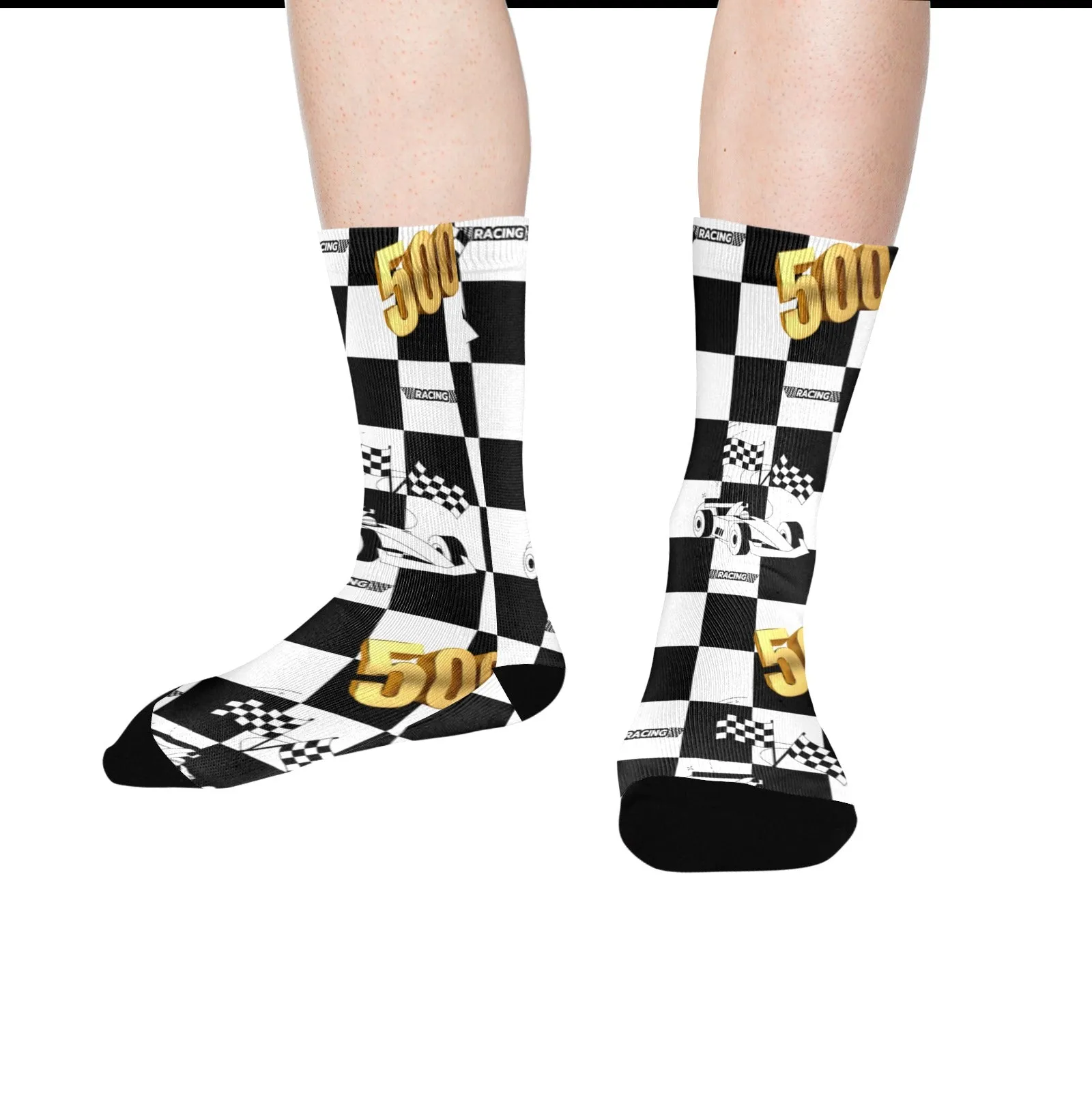 Indy 500 Crew Socks - Ships from The USA