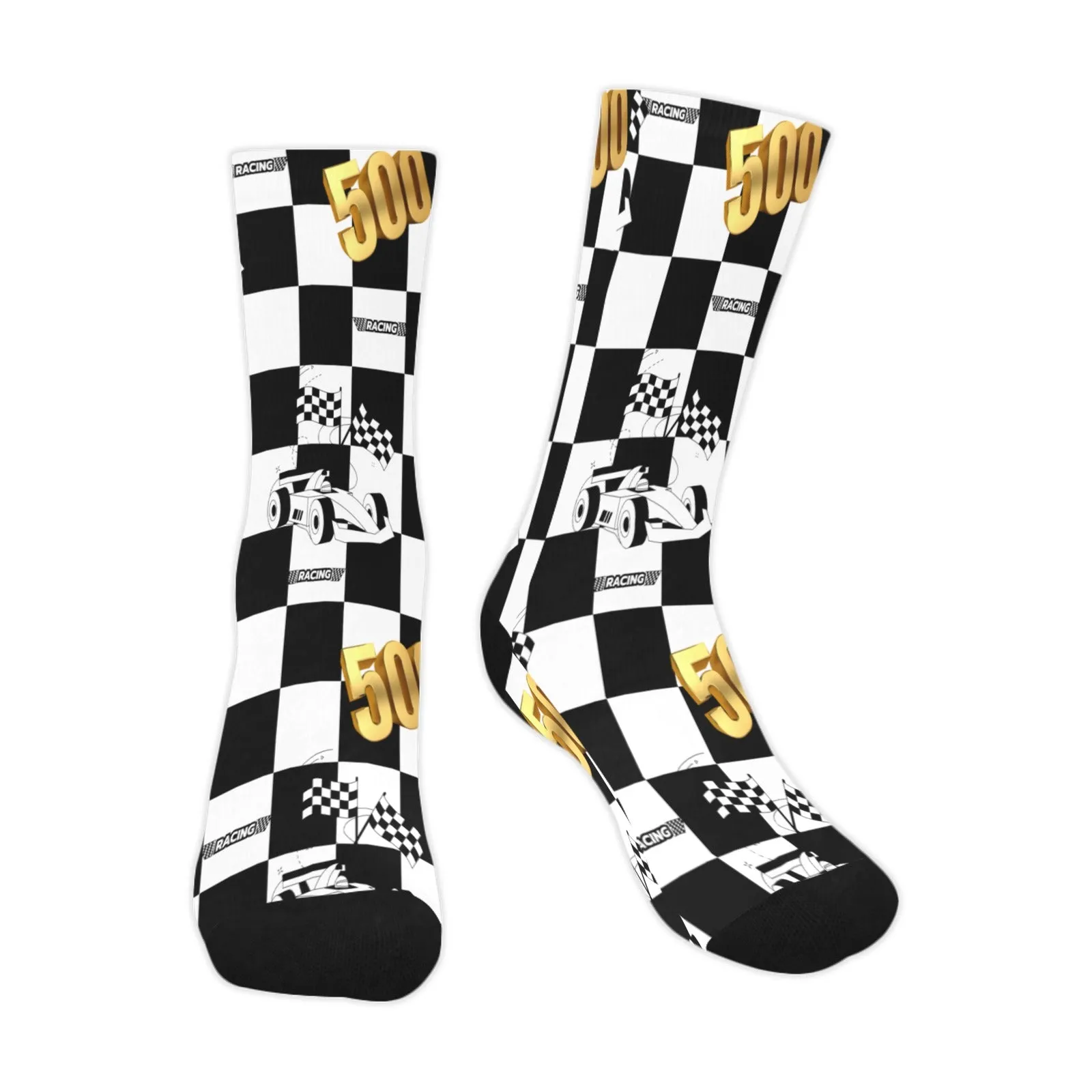 Indy 500 Crew Socks - Ships from The USA