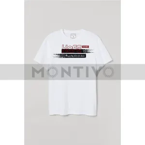 Kafe White Graphic Tee