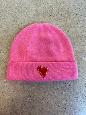 Kerri Rosenthal - Love Cashmere Beanie in Pop Pink