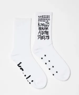 KSUBI - Royalty Ksocks - White / Black