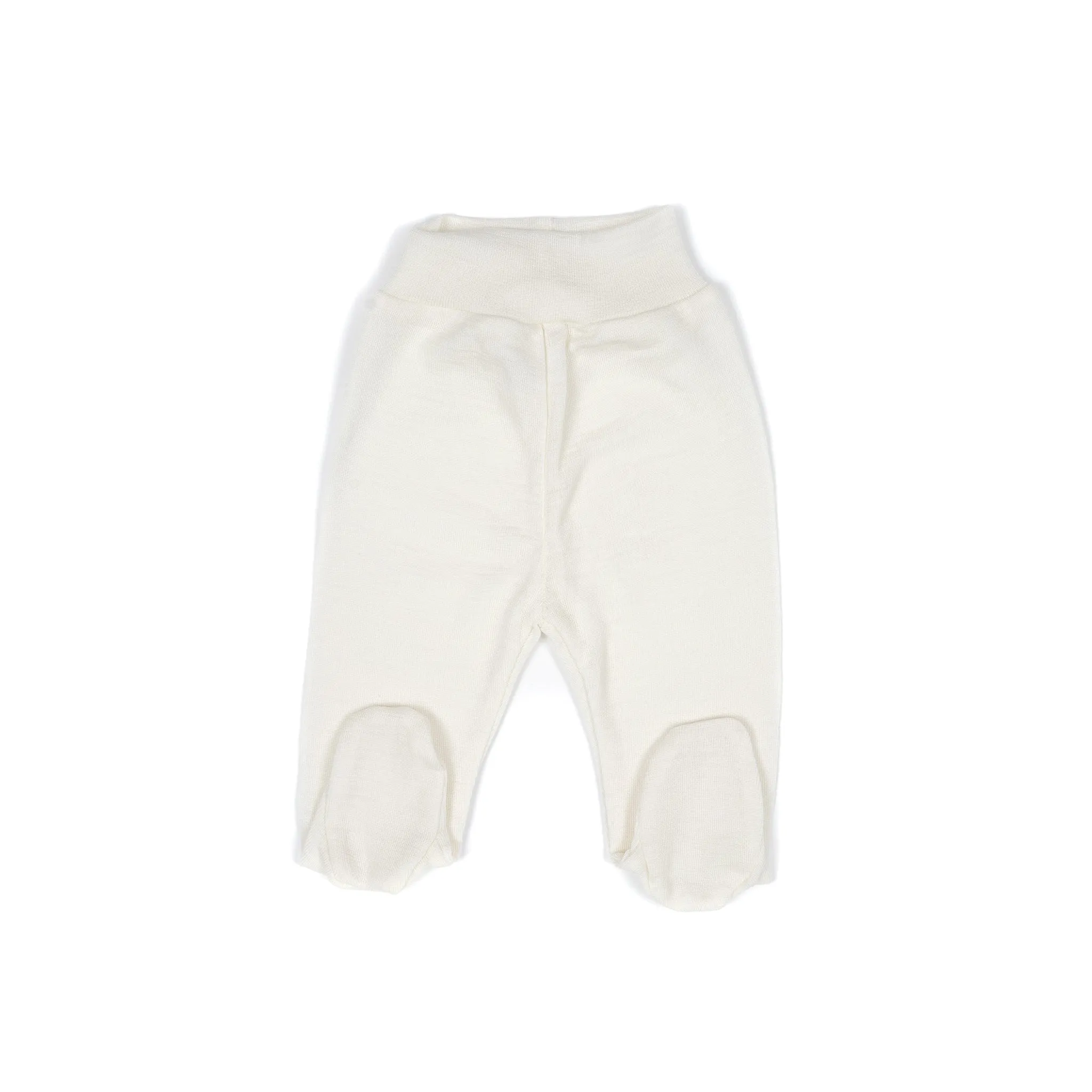 Merino wool baby pants ECRU