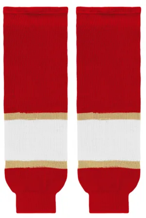 Modelline Florida Panthers Home Red Knit Ice Hockey Socks