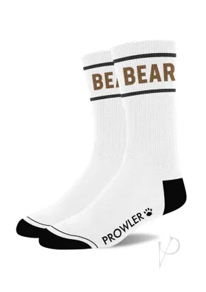 Prowler Red Bear Socks Wht/brn