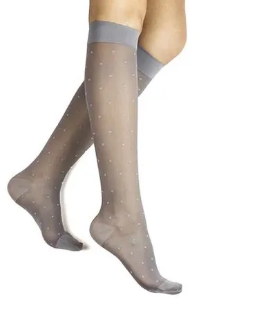 Rejuva Sheer Dot Compression Socks 15-20mmHg