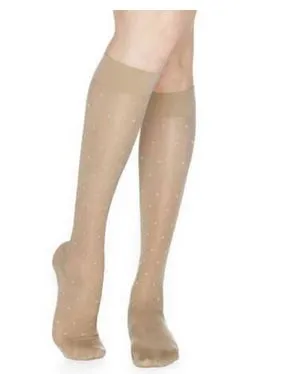 Rejuva Sheer Dot Compression Socks 15-20mmHg