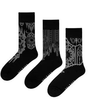 Restyle - 3 Pack Cathedral Socks Present Box