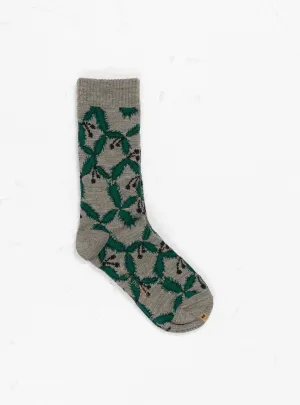 Sing Leaf Socks Grey