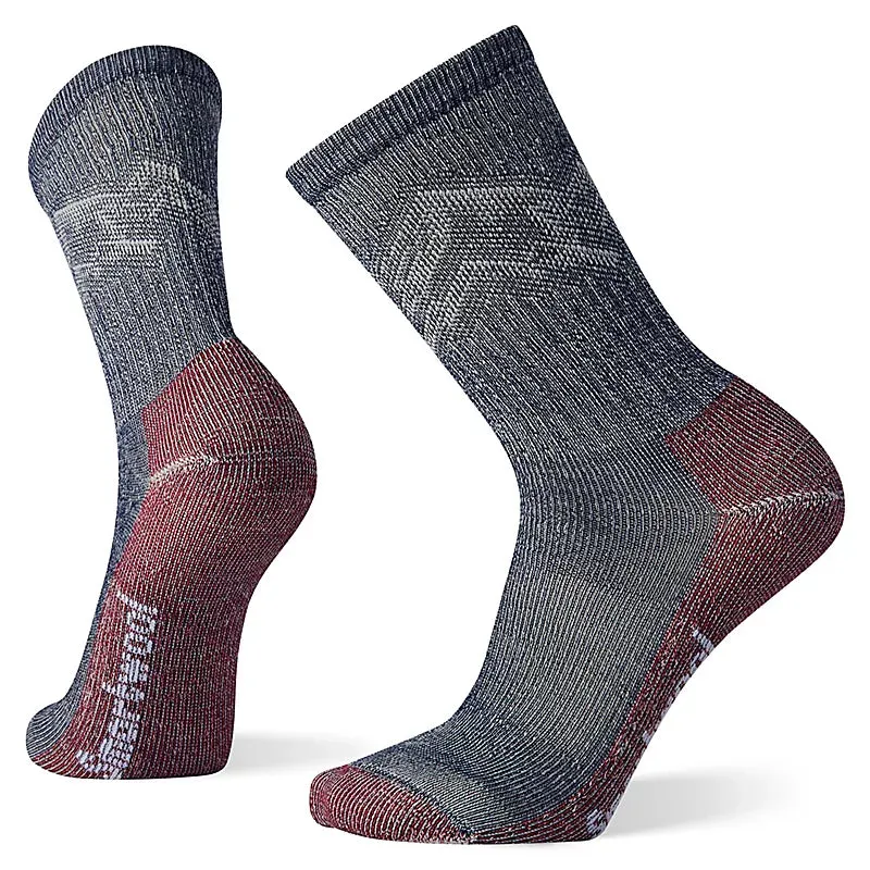 Smartwool Hike Classic Edition Light Cushion Mountain Pattern Crew Socks Color: Deep Navy