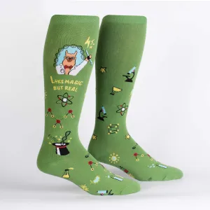 Sock It To Me Unisex STRETCH-IT Knee High Socks - Trust Me, Llama Scientist