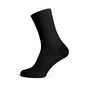 Sox Solid Black Crew Length Socks