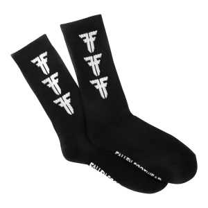 STEP & REPEAT SOCK BLACK/WHITE