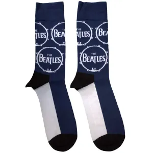 The Beatles Unisex Ankle Socks: Drum Logo Repeat