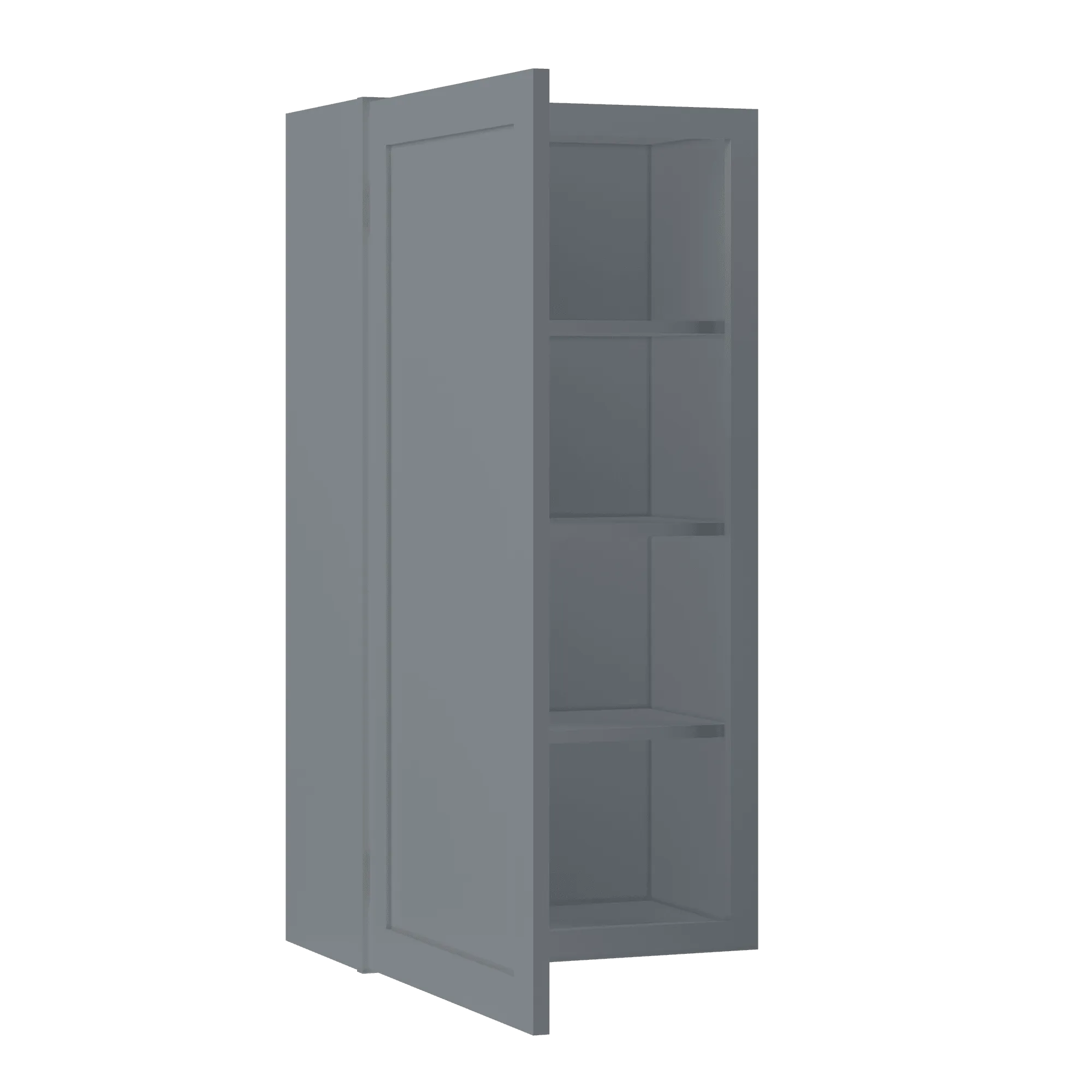 Wall Kitchen Cabinet W2142 Colonial Gray LessCare 21 in. width 42 in. height 12 in. depth