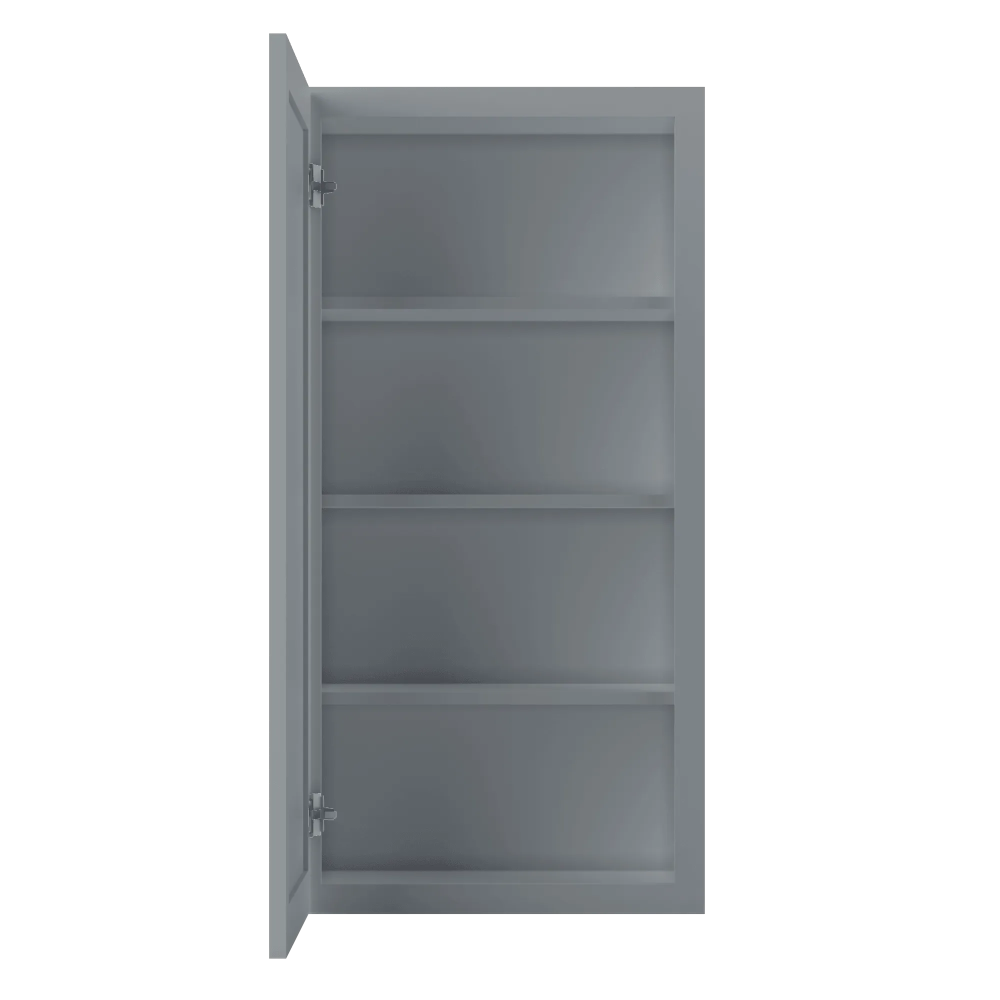 Wall Kitchen Cabinet W2142 Colonial Gray LessCare 21 in. width 42 in. height 12 in. depth